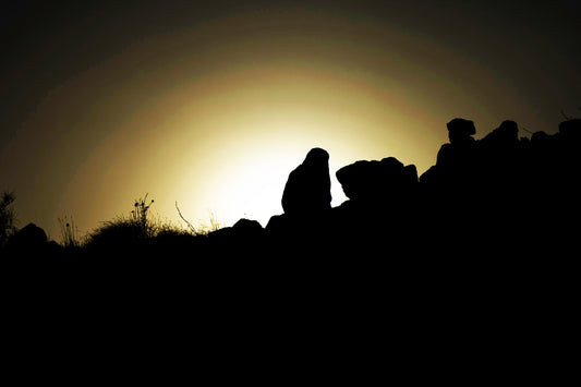 Amazing sunset in Israel Views of the Holy Land.