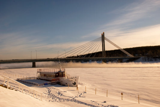 Landscapes of snow in Lapland