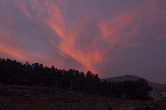 Amazing sunset in Israel Views of the Holy Land