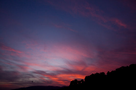 Amazing sunset in Israel Views of the Holy Land.