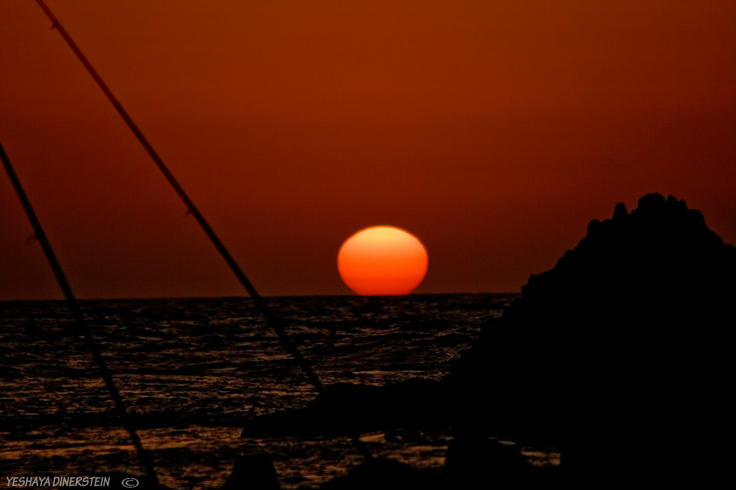 Amazing sunset in Israel Views of the Holy Land.