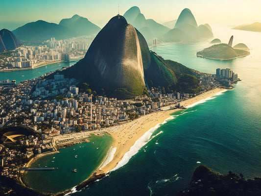 View of Rio de Janeiro AI art