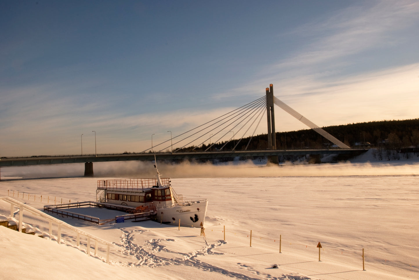 Landscapes of snow in Lapland