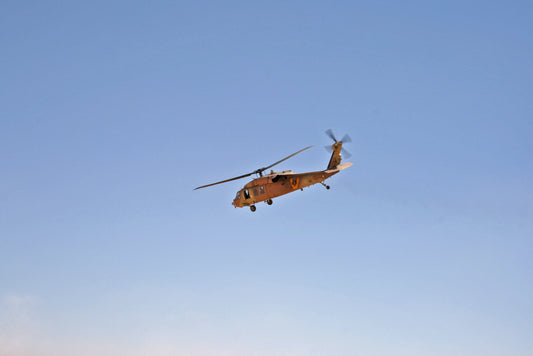 Israeli Air Force Sikorsky ch-53k Military Rescue Helicopter in the Rescue mission